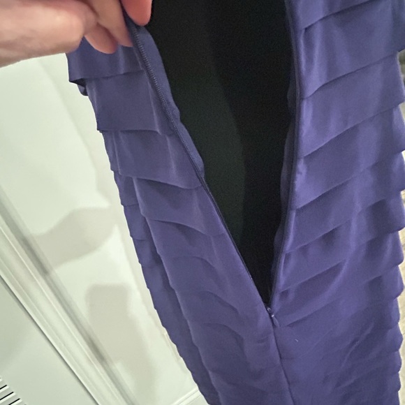 American Living Sheath Dress Purple V-Neck Size 16 - Picture 6 of 10